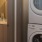 a washing machine in a room