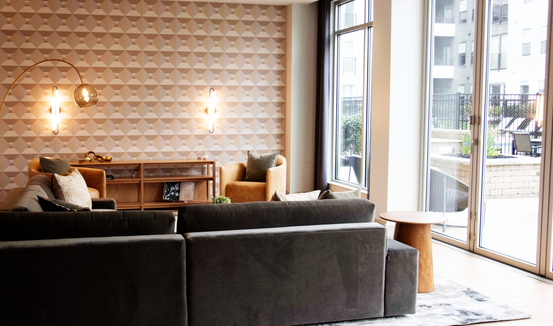 a room with a couch